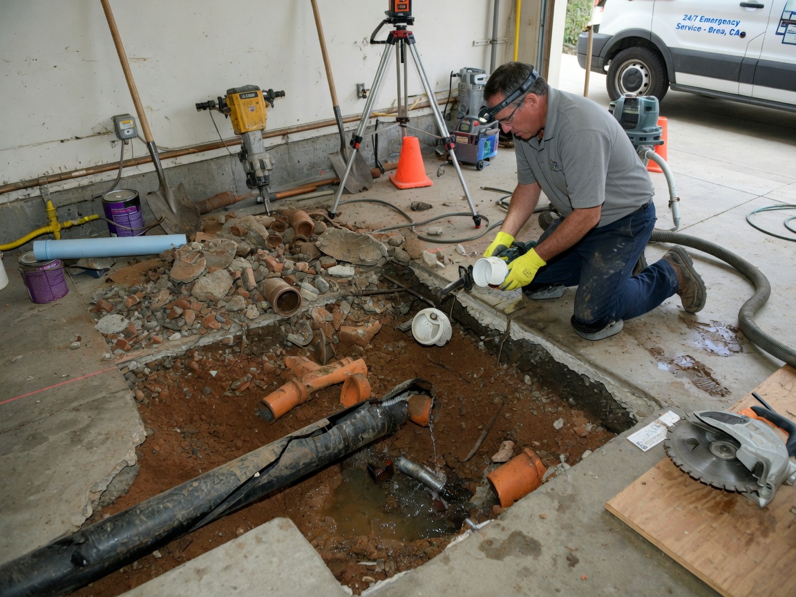Slab Leak Repair in Sommerset