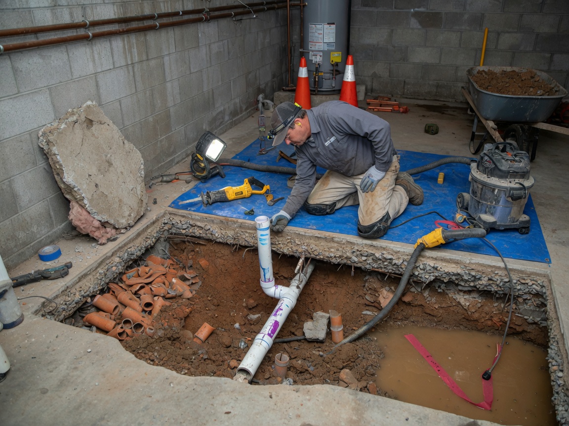 Slab Leak Repair in Blackstone, CA 92821